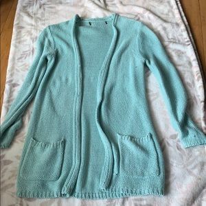 Light blue cardigan